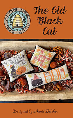 The Old Black Cat - Annie Beez Folk Art