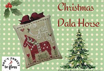 Christmas Dala Horse - Finally a Farmgirl Designs