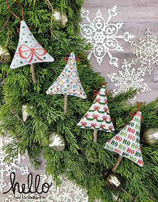 Festive Mini Trees - Hello From Liz Mathews