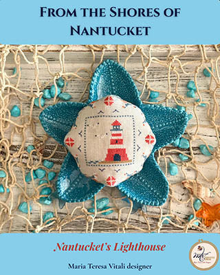 Nantucket's Lighthouse Biscornu - MTV Designs