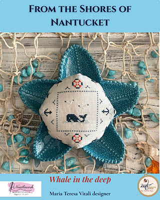 Whale In The Deep Biscornu - MTV Designs