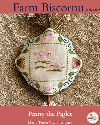 Penny The Piglet Biscornu - MTV Designs