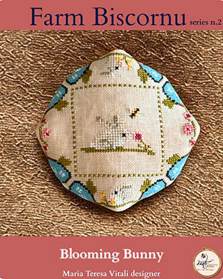 Blooming Bunny Biscornu - MTV Designs