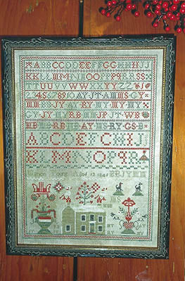Marion Young 1841 Sampler - Chessie & Me