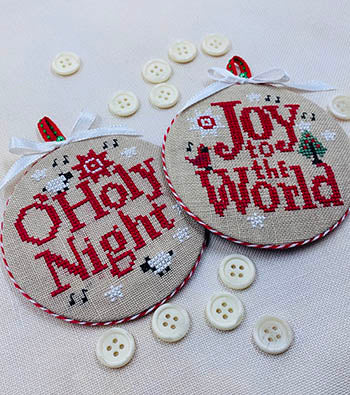 Joyful Christmas Ornaments 2025 - Stitches by Ethel