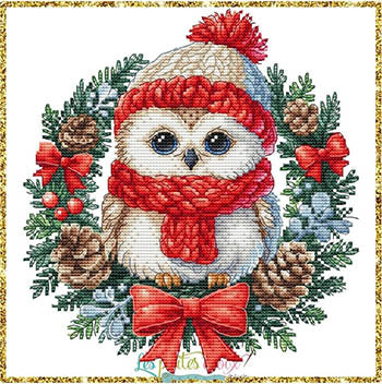 Owl Christmas - Les Petites Croix De Lucie