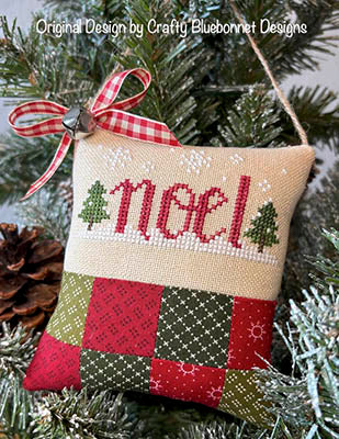 Noel Ornament - Crafty Bluebonnet Designs