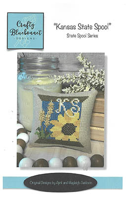 Kansas State Spool - Crafty Bluebonnet Designs
