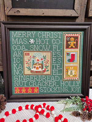 Mixed Media Needleart: Retro Christmas - Quaint Rose NeedleArts