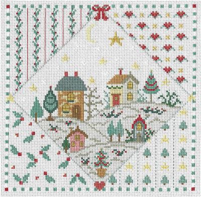 Snow Village Quilt By Gail Bussi - Imaginating