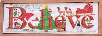 I Believe In Christmas - Sister Lou Stitches