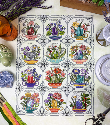 Birthstones & Flowers - Tiny Modernist Inc
