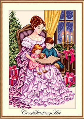 Silent Night, Loving Arms - Cross Stitching Art