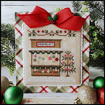 Ornament Stand: Christmas Market Series - Country Cottage Needleworks