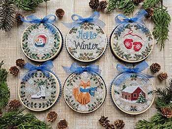 Winter Mini-Rounds - Waxing Moon Designs