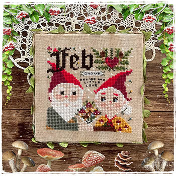 February Gnome: Magical Year 2026 - Fairy Wool In The Wood