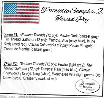 Patriotic Sampler 2 - Jeannette Douglas Designs