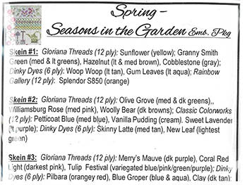 Spring : Seasons in the Garden - Jeannette Douglas Designs