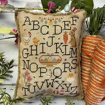 Easter Alphabet Sampler - Puntini Puntini