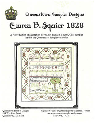 Emma B. Squier 1828 - Queenstown Sampler Designs