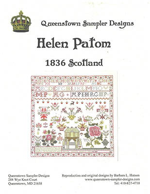 Helen Patom 1836 Scotland - Queenstown Sampler Designs