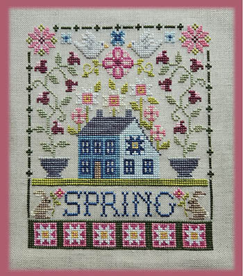 Spring Saltbox - Waxing Moon Designs