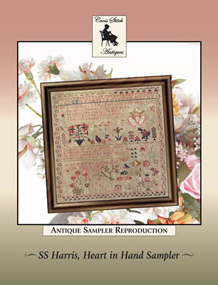 SS Harris: Heart In Hand Sampler - Cross Stitch Antiques