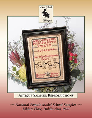 National Female Model School Sampler - Cross Stitch Antiques