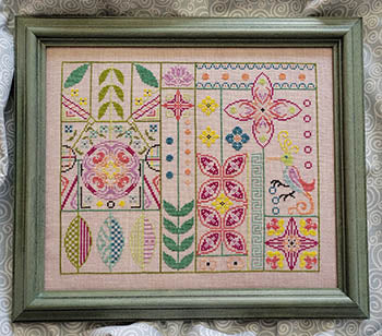 Funky Bird - Wildflower Stitching LLC