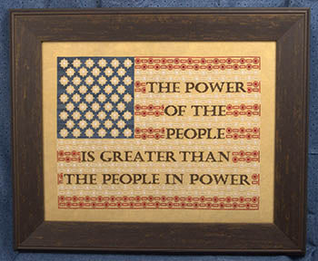 Power Of The People - Wildflower Stitching LLC