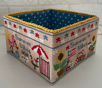 Summer Vibes Sewing Basket - Mani Di Donna