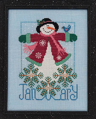 January Snowman - Val's Stuff