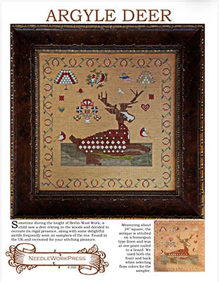 Argyle Deer - Needle WorkPress