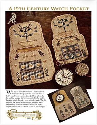 A 19th Century Watch Pocket - Needle WorkPress