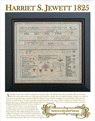 Harriet S. Jewett 1825 - Needle WorkPress