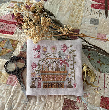 Chocolate Bunnies Needlebook - Pansy Patch Quilts & Stitchery