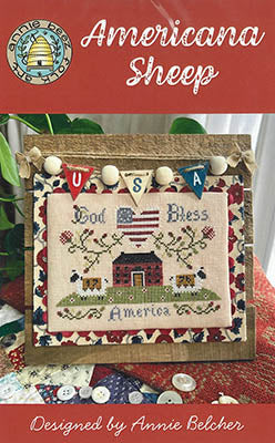 Americana Sheep - Annie Beez Folk Art
