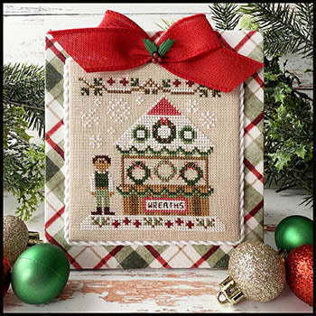 Christmas Wreath Stand: Christmas Market Series - Country Cottage Needleworks