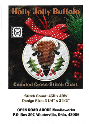 Holly Jolly Buffalo - Open Road Abode Needleworks