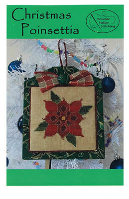 Christmas Poinsettia - Boulder Valley Stitching