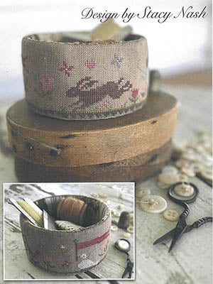 Spring Parade Sewing Basket - Stacy Nash Primitives