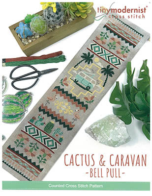 Cactus & Caravan Bell Pull - Tiny Modernist Inc
