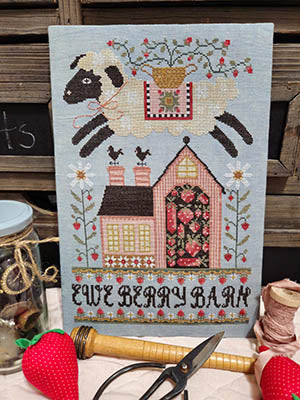 Ewe Berry Barn - Quaint Rose NeedleArts