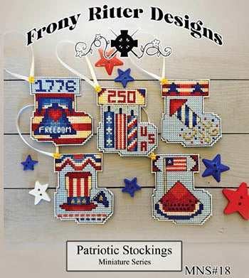 Patriotic Stockings - Frony Ritter Designs