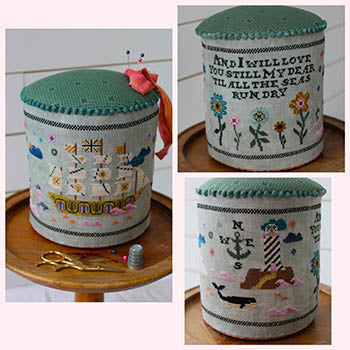 Til All The Seas Run Dry Pin Drum - Cosford Rise Stitchery