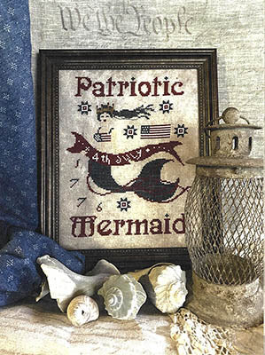 Patriotic Mermaid - Primitive Hare