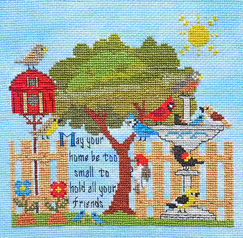 Springtime Friends Blessing - Sister Lou Stitches