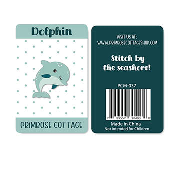 Dolphin Needle Minder - Primrose Cottage Stitches