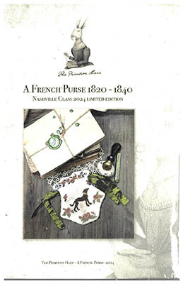 A French Purse 1820-1840 Kit - Primitive Hare