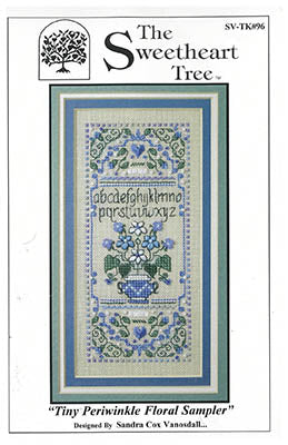 Tiny Periwinkle Floral Sampler - Sweetheart Tree